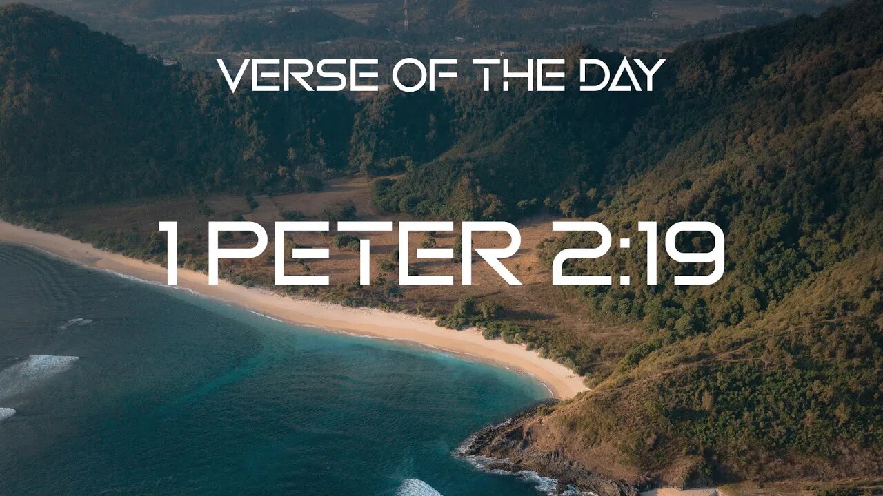 January 26, 2023 - 1 Peter 2:19 // Verse of the Day