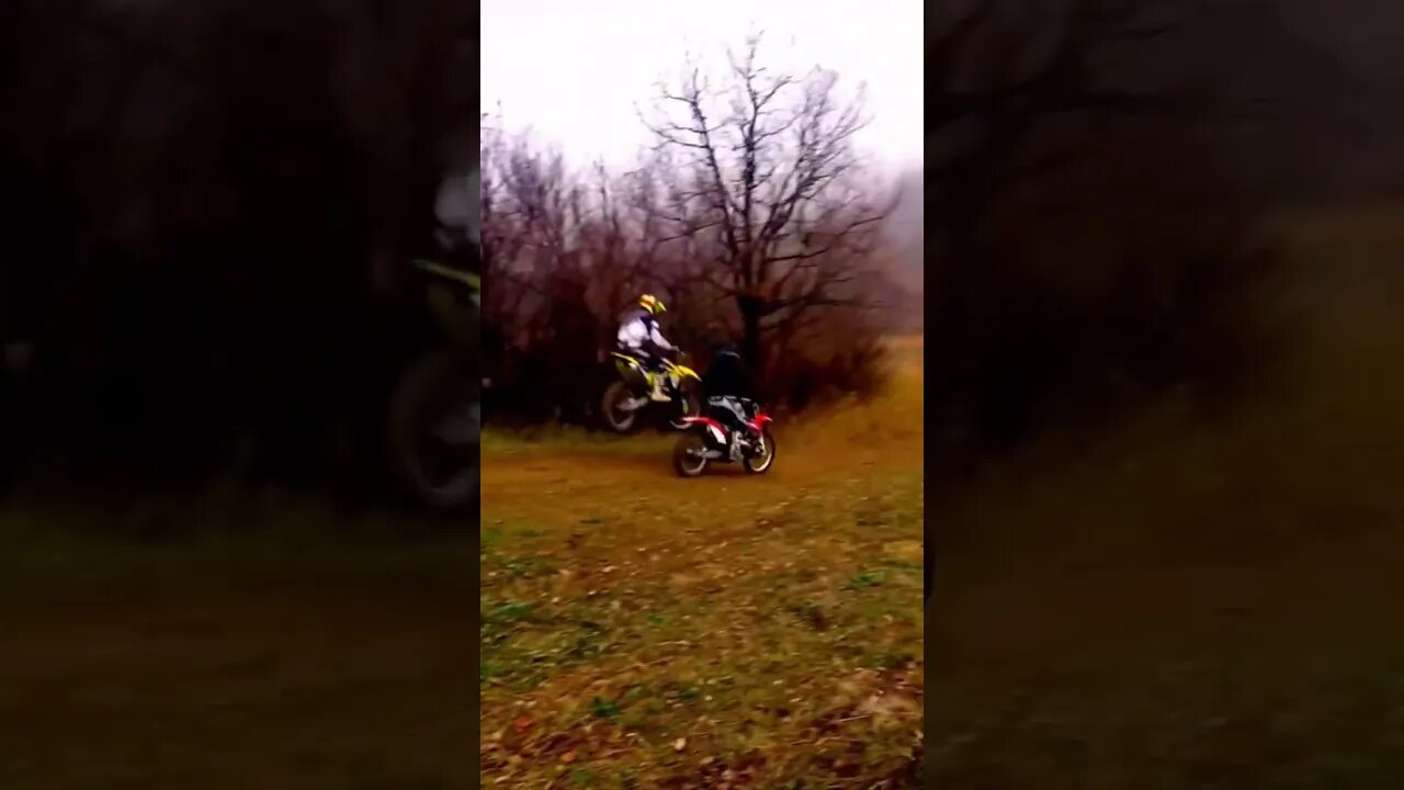 That was Personal! 😳 #motocross
