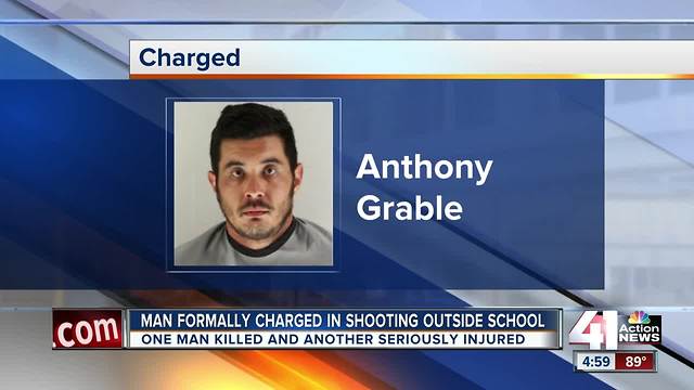 Man charged in double shooting at Overland Park elementary
