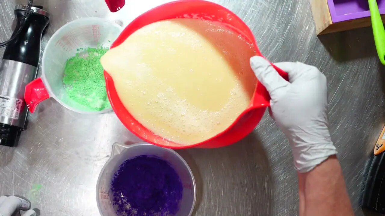 Watch Me Make Lavender Eucalyptus Artisan Goat Milk Soap From Scratch Using The Cold Process Method!