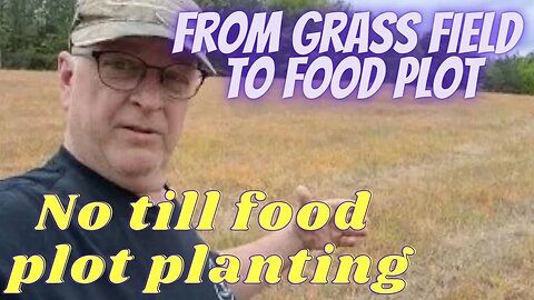 Converting a Hay Field to a Diverse Cover Crop Food Plot - NO Till Method