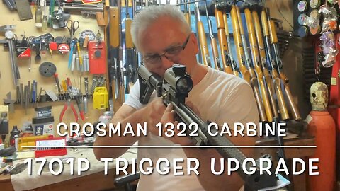 Installing a 1701p silhouette trigger into a Crosman 1322, lessons learned but very nice!