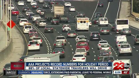 AAA projects record numbers for holiday travel period