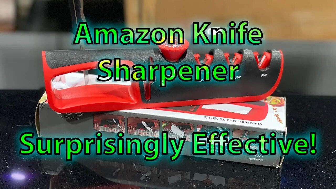 Amazon Knife Sharpener - Surprisingly Effective!