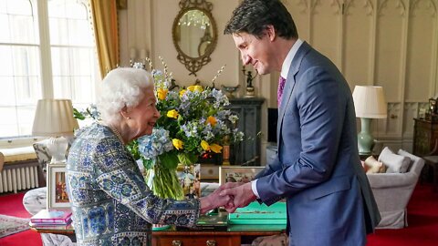 Queen Meets Totalitarian Tyrant Justin Trudeau