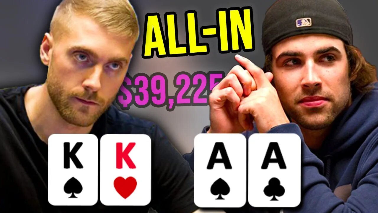 ACES vs. KINGS For All The Chips | Poker Hand of the Day presented by BetRivers