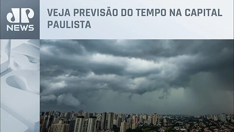 Elevados acumulados de chuva em São Paulo nesta terça (24)