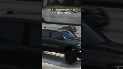 Ram TRX show on the highway PROPERLY