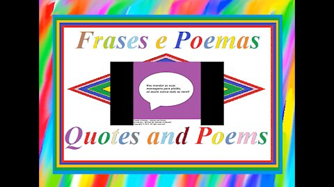 Vou mandar suas mensagens para plutão! [Frases e Poemas]