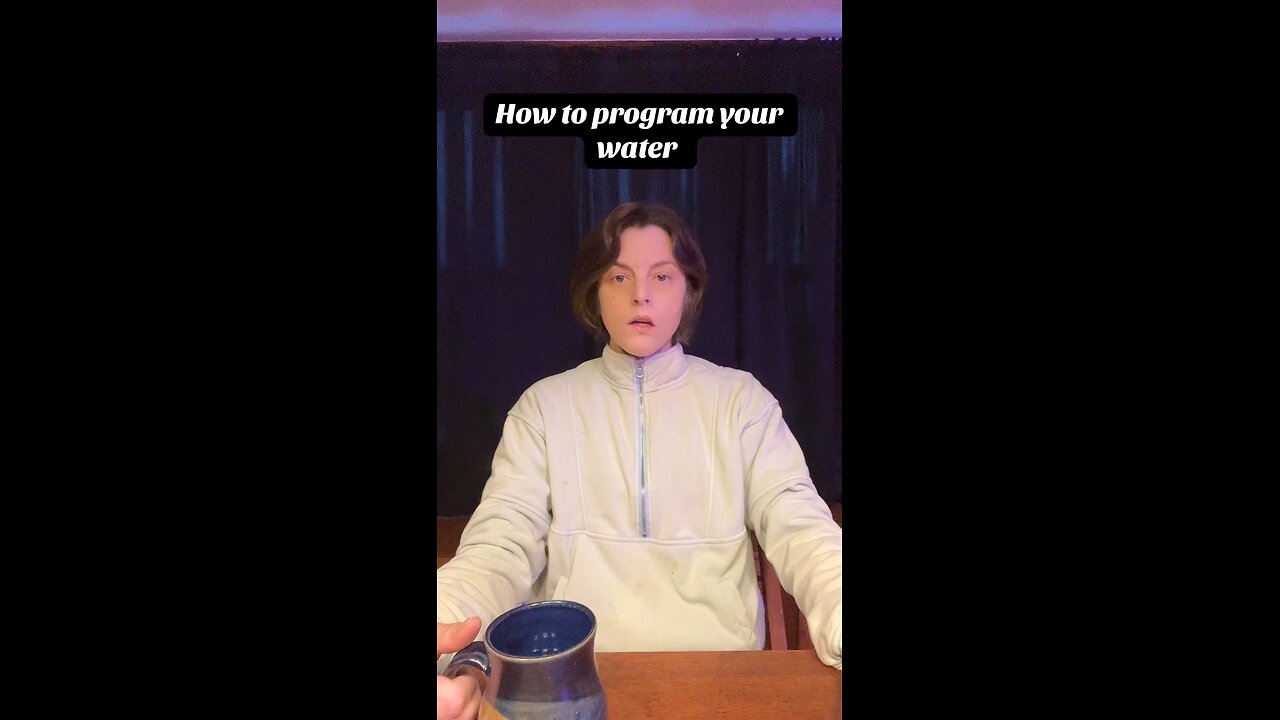 Program your water