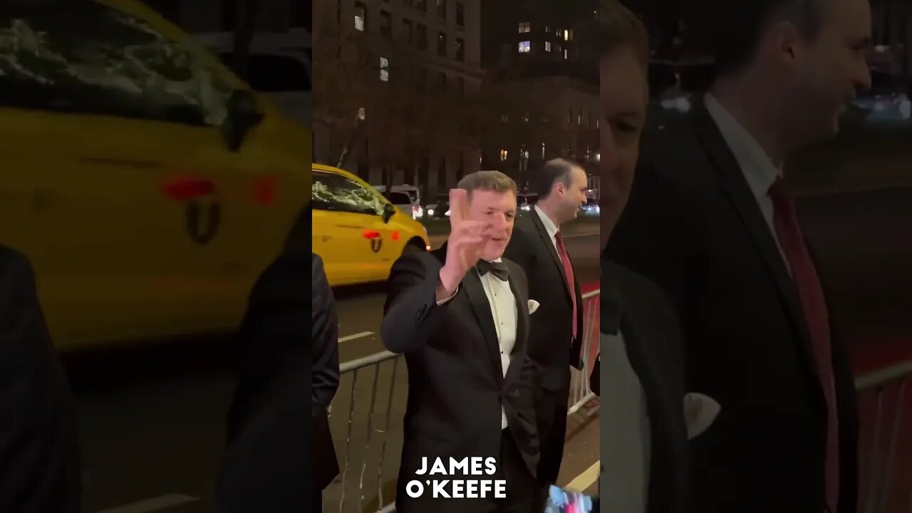 James O’Keefe, Left Protesters Calling Him A Fascist As He Showed Up The New York Young Republican