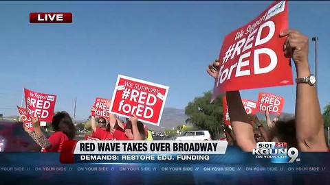 Teachers to line Broadway ahead of walk-out