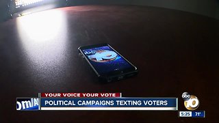 Political campaigns testing voters