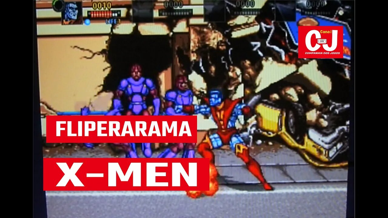 Vamos jogar X-MEN versão de Arcade!