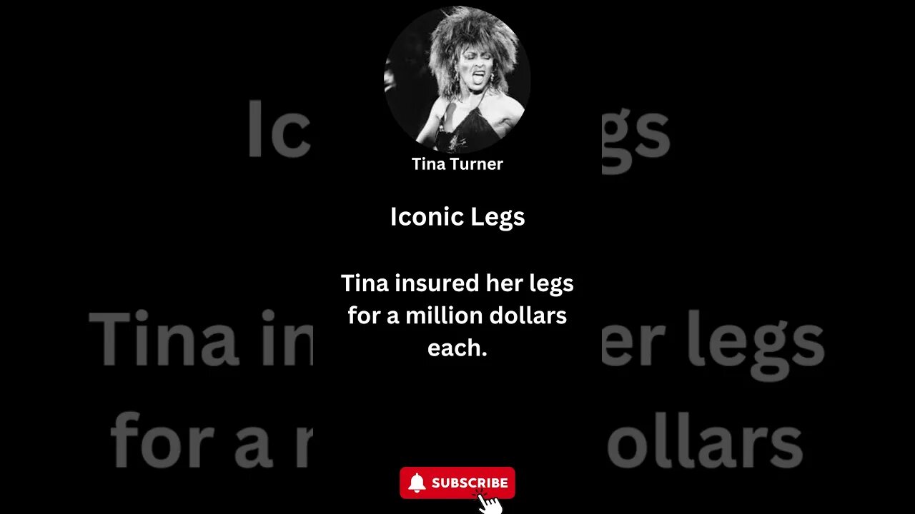 Tina Turner's Insured Legs: A Million-Dollar Marvel #shorts #tinaturner #rocknroll