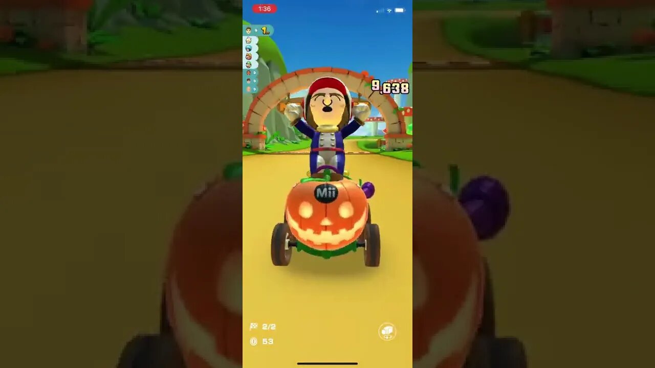 Mario Kart Tour - Toad Mii Racing Suit Gameplay (Mii Tour Token Shop Reward)