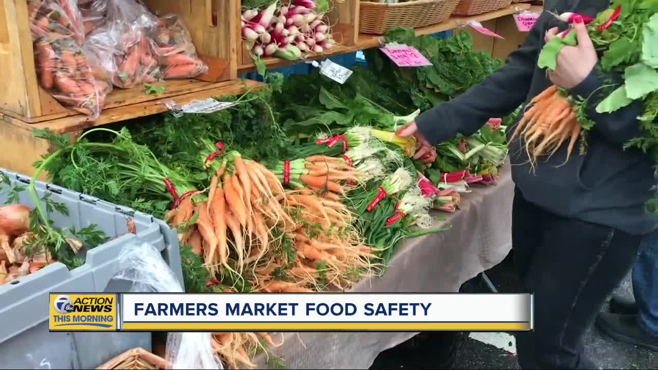 Farmers market food safety