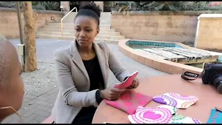 SOUTH AFRICA - Johannesburg - Reusable Sanitary Pads (Video) (6FK)