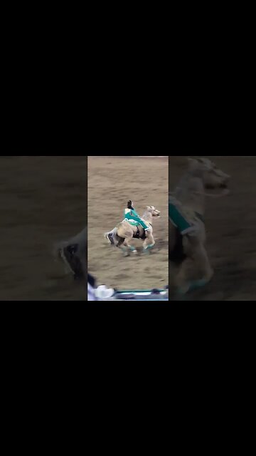 #RenoRodeo Stunt Woman Part 1
