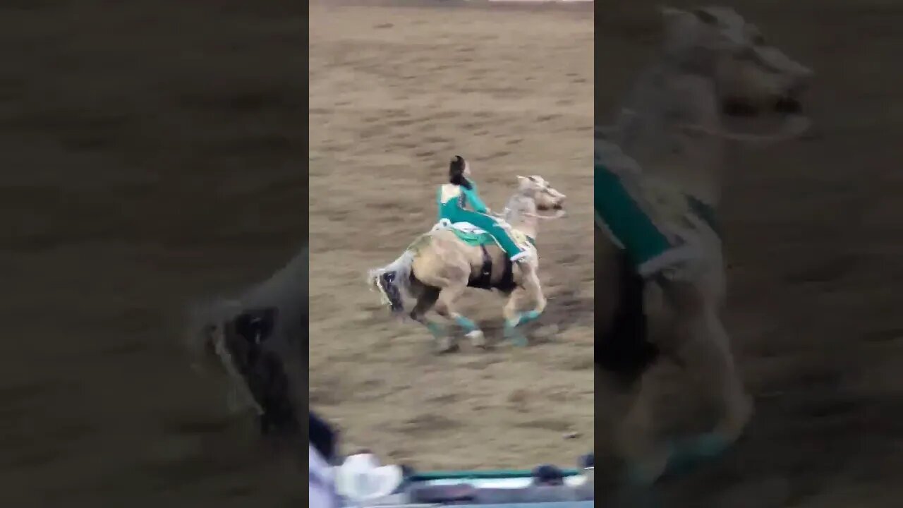 #RenoRodeo Stunt Woman Part 1