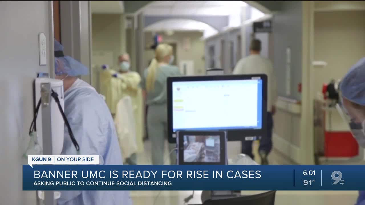 Banner UMC says they are ready for a potential surge of COVID19 cases