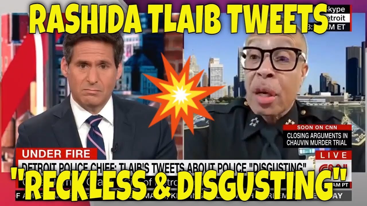 BOOM! 💥 Detroit Police Chief says RASHIDA TLAIB Tweets about Police are "RECKLESS and DISGUSTING"