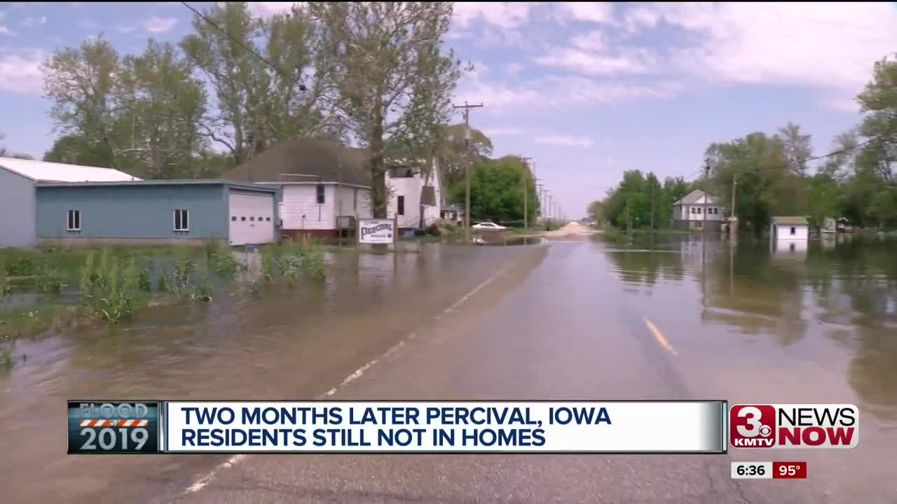 Percival residents still can't return home two months after flooding