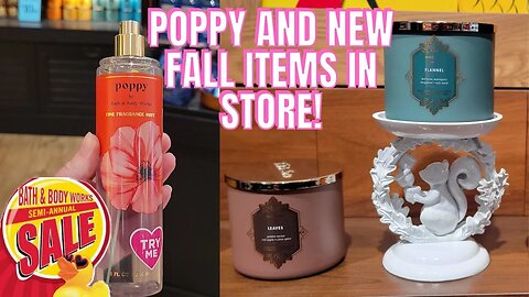 SAS DAY 21 | *NEW* POPPY SCENT | *NEW* FALL ITEMS! | BATH & BODYWORKS | #candles #bathandbodyworks