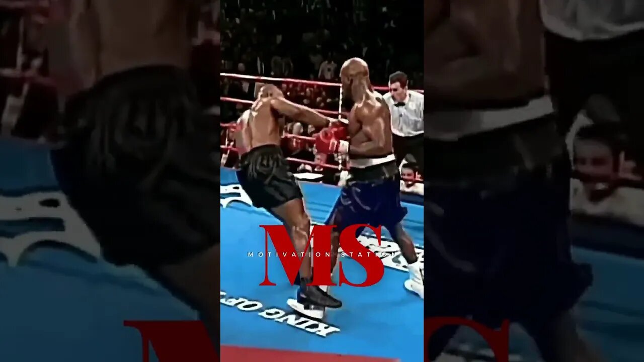 Mike Tyson Toughest Fights vs. Evander Holyfield #shorts #miketyson #holyfield #boxing #fight