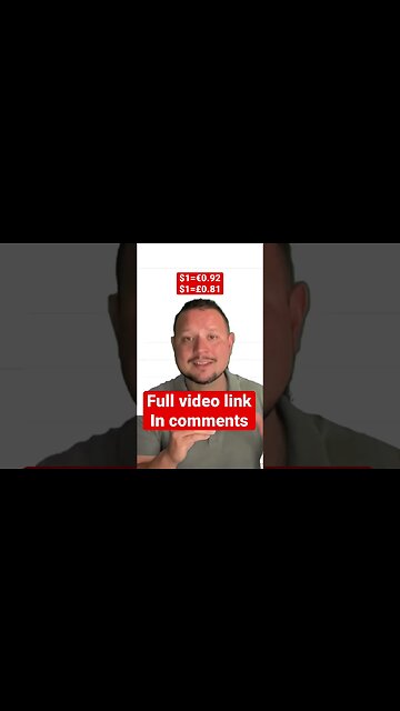 Dollar Compared to Euro and Pound #shorts