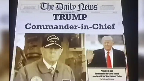 They Are Scared What's Coming - President Trump is The Commander In Chief