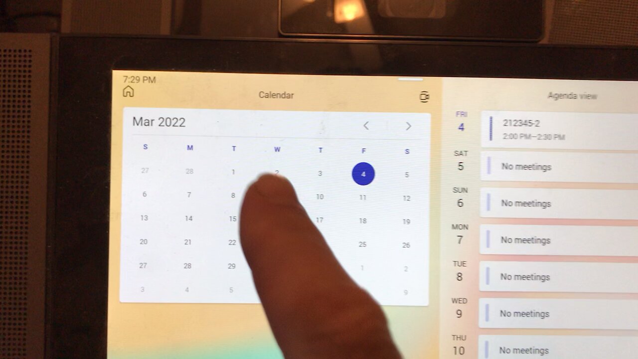Calendar scroll forward only 3 minths