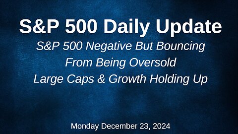 S&P 500 Daily Market Update Monday December 23, 2024