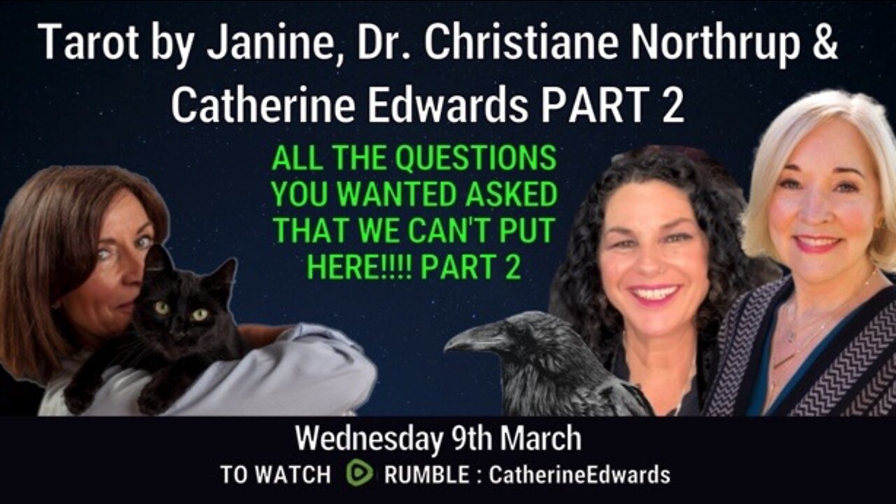 Dr Northrup Tarot by Janine & Catherine Edwards PART 2 All The Questions You Really Want To Ask!