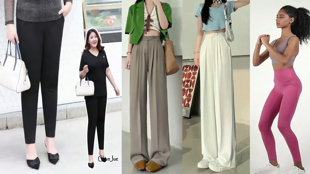 Women's Minimalist Solid Pants Must-Have Fashion Staples | Stylish Wardrobe Essentials