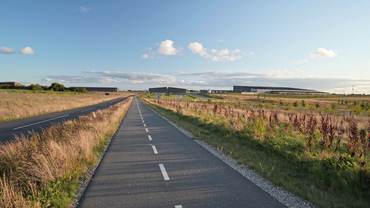 Apple Denmark Viborg Data Center | Walking video Denmark 2021