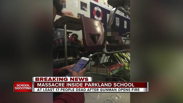 Students react to school shooting that left 17 dead