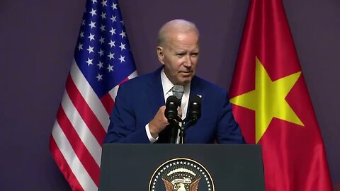 Biden Gets Very Confused During "Press Conference" In Vietnam: "I'll Just Follow My Orders Here"