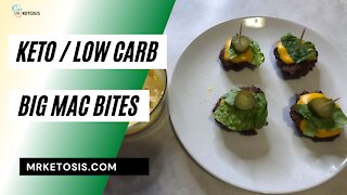 Keto Big Mac Bites