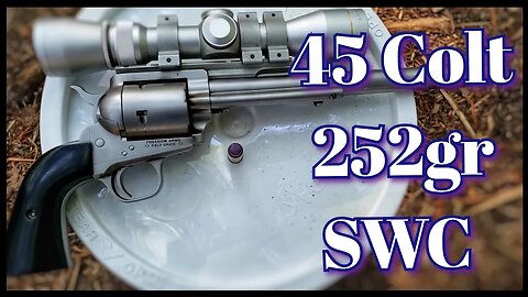 Testing Cast Lead 45 Colt 252gr SWC Loads In 10 Inch Freedom Arms Model 83 Field Grade Revolver