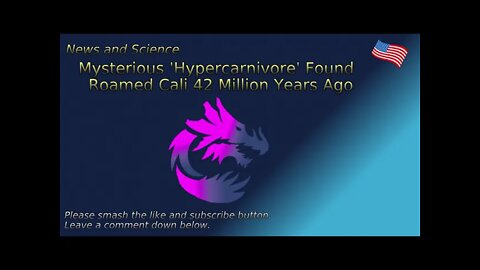 Mysterious 'Hypercarnivore' Found Roamed Cali 42 Million Years Ago