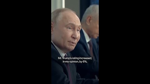 Putin's thoughts on Trump verdict