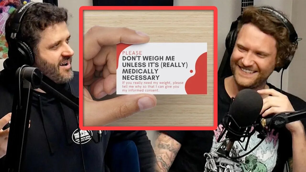 Patients Can Now Order "Don't Weigh Me Cards" For Doctor's Visits (BOYSCAST CLIPS)