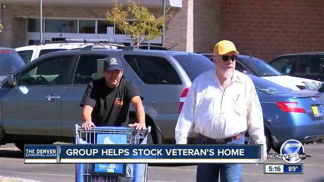 Vet gets home, shopping spree in one day