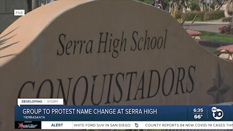 Group to protest name change at Serra High School