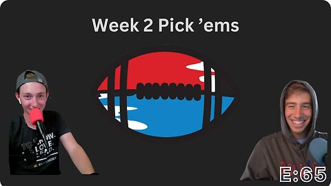 Week 2 Pick 'ems