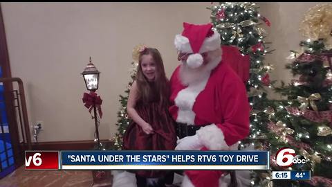 Santa Under the Stars helps RTV6 toy drive