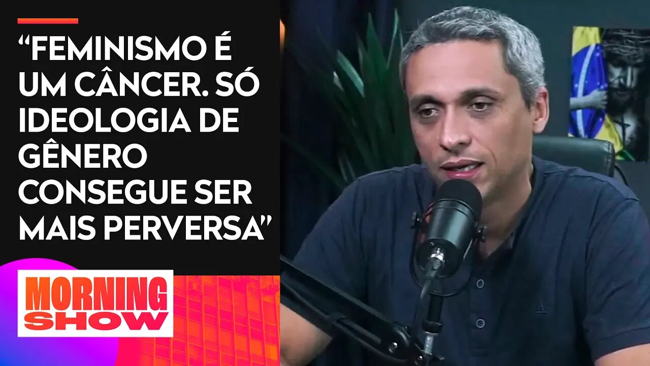 Gustavo Gayer promove uma série de ataques ao feminismo em vídeo nas redes sociais