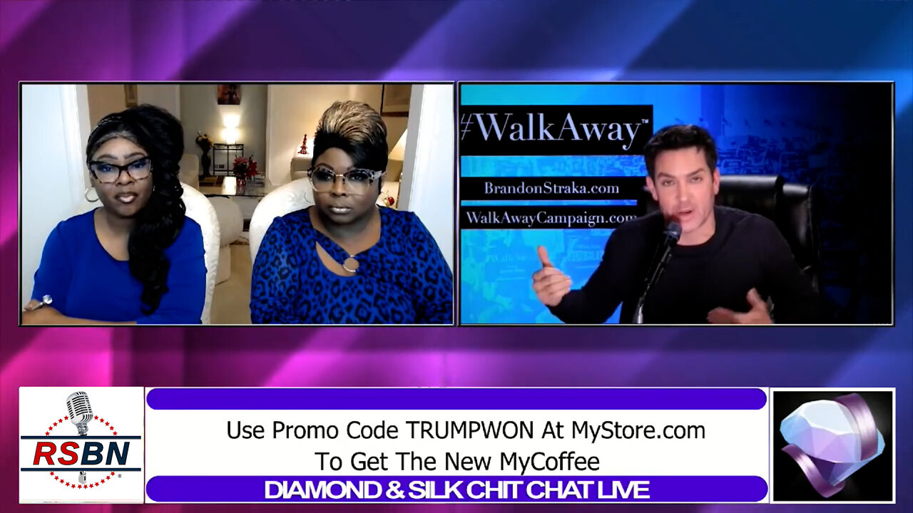 Diamond & Silk Chit Chat Live Joined By Brandon Straka 8/17/22