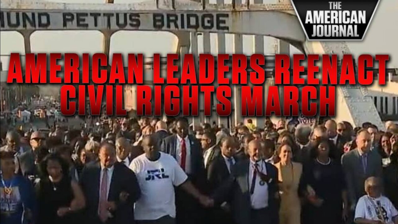 As Gas And Food Prices Explode, American Leaders Reenact Civil Rights March